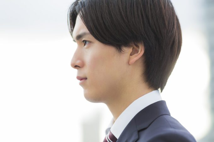 挑戦する男性