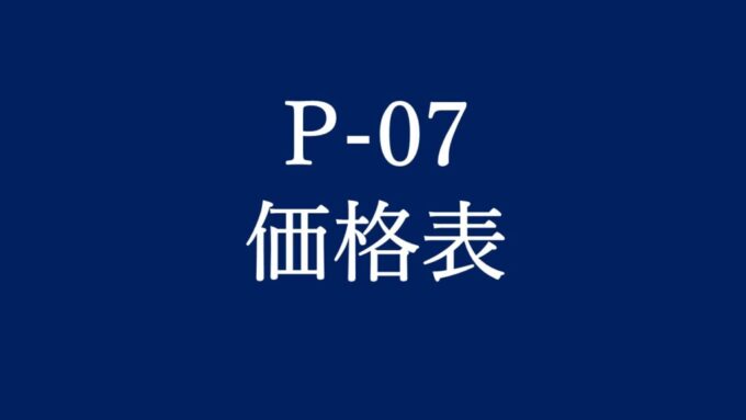 2024年IT導入補助金 |汎用・自動化・分析ツール　P-07価格表