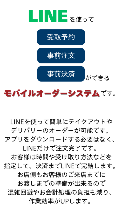 LINEでモバイルオーダー | 埼玉のIT参謀