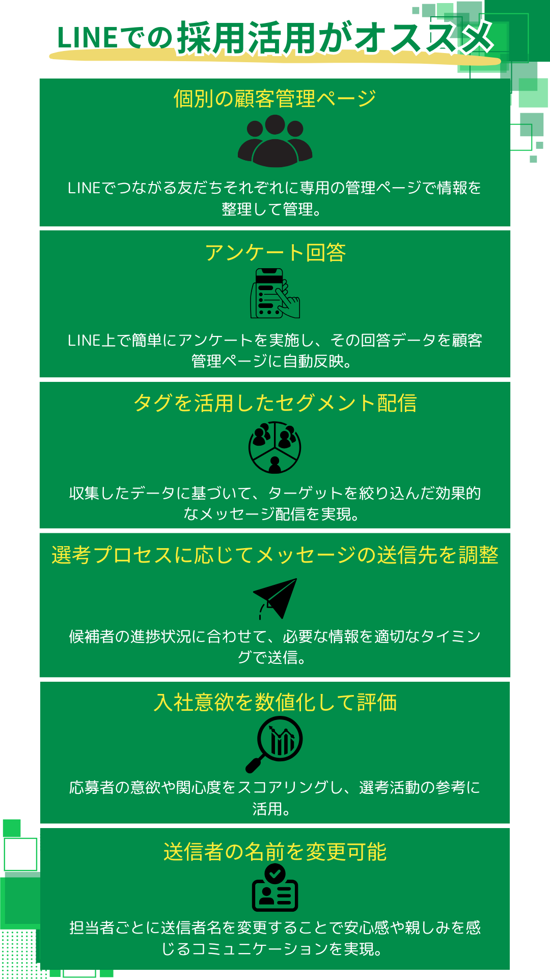 LINEでの採用活動がオススメSP