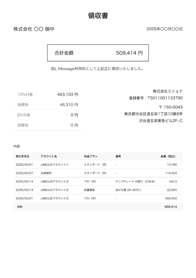 画像 インボイスサンプル2025