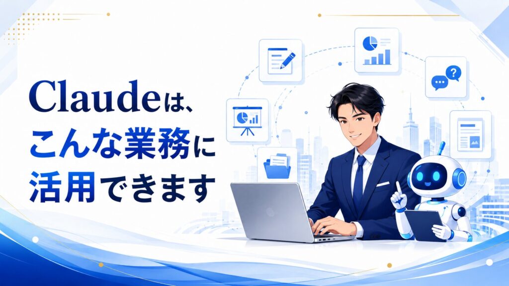 Claudeは、こんな業務に活用できます
