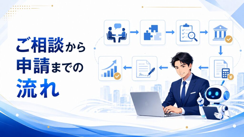 ご相談から申請までの流れ