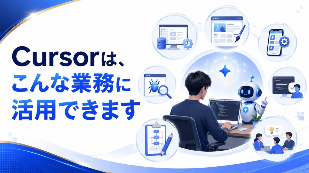Cursorは、こんな業務に活用できます