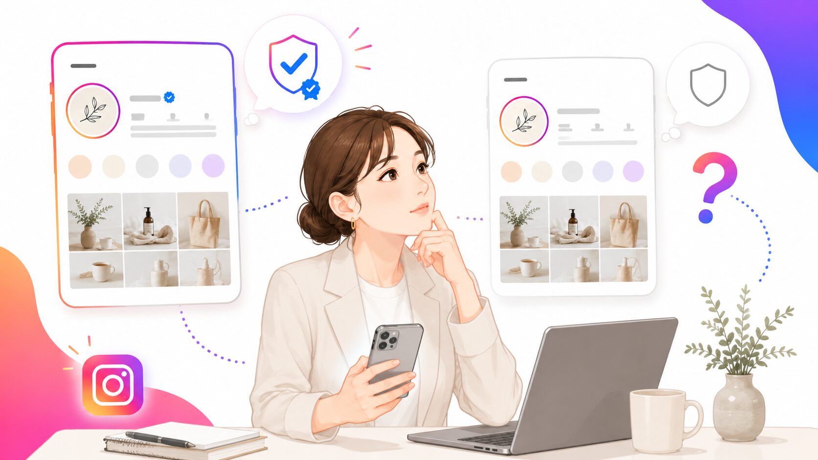 instagram 公式マーク メリット2