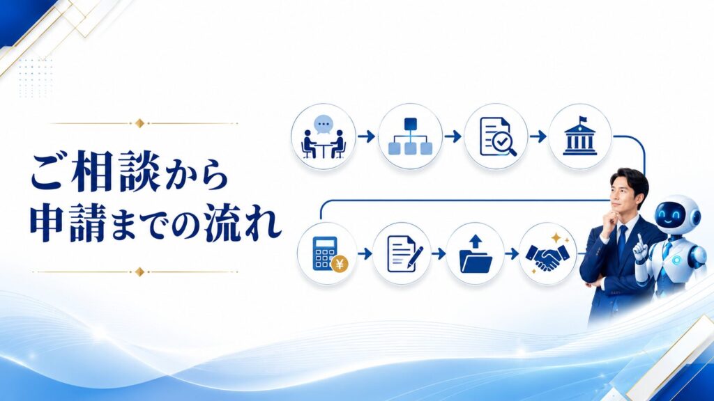 ご相談から申請までの流れ