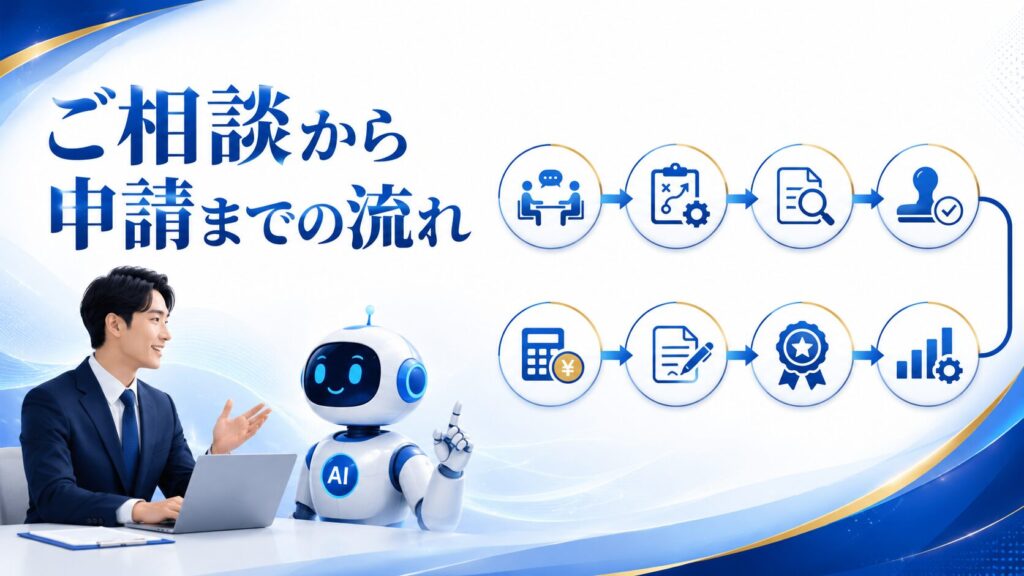ご相談から申請までの流れ