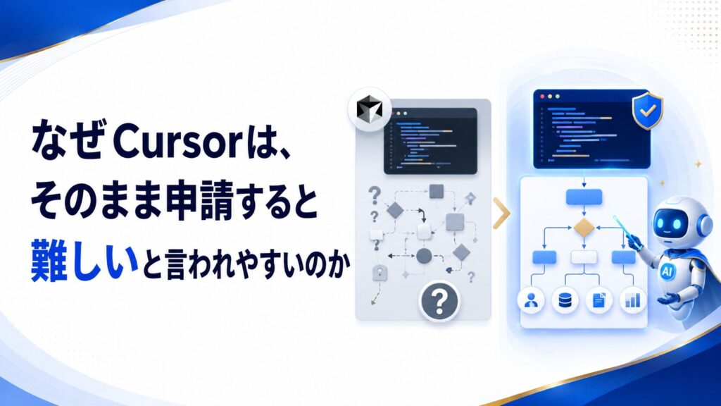 なぜCursorは、そのまま申請すると難しいと言われやすいのか