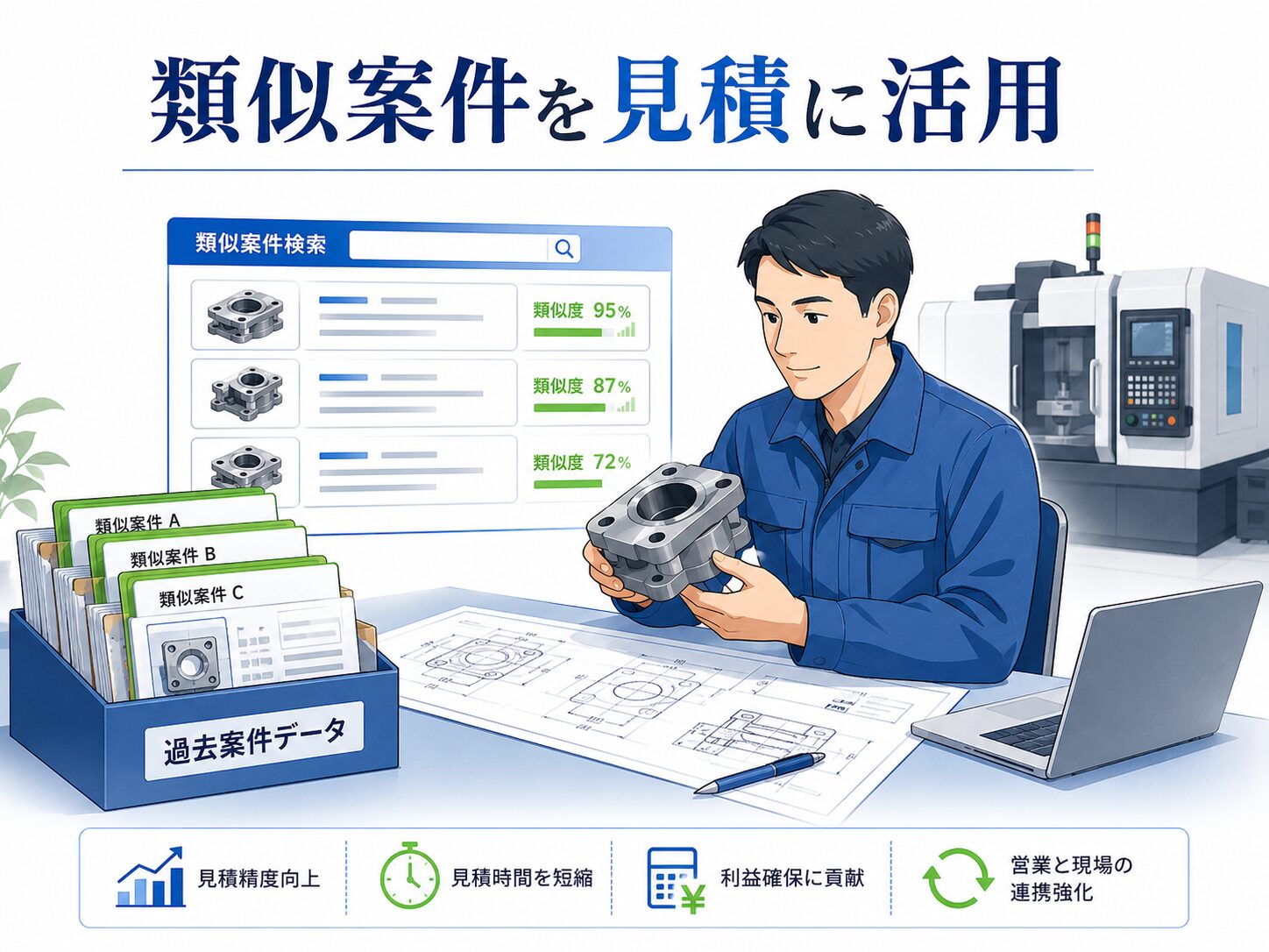 画像 類似案件を見積に活用