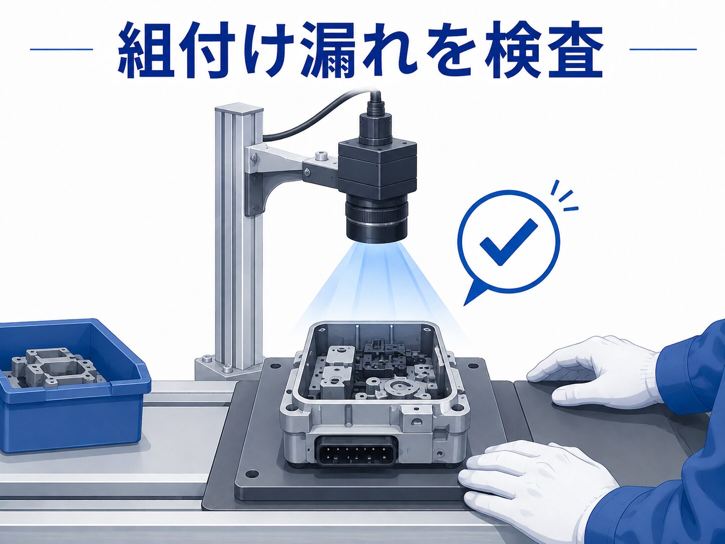 画像 組付け漏れを検査