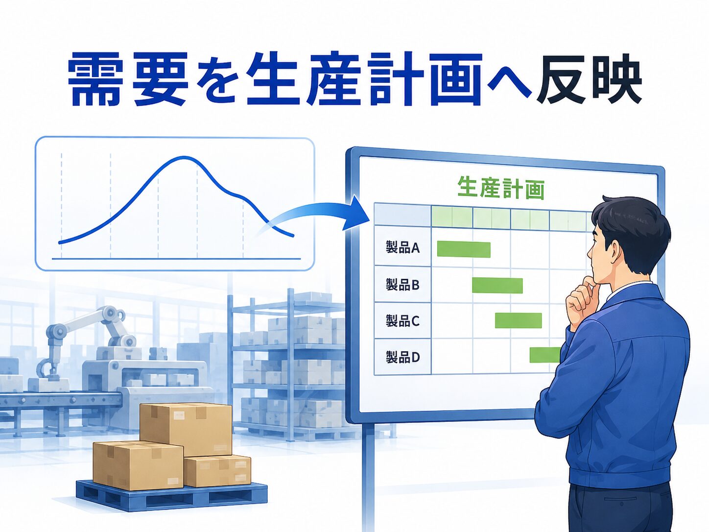 画像 需要を生産計画へ反映